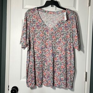 J. Jill Multicolor short -Sleeve Tee